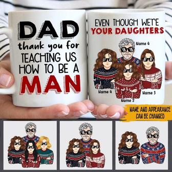 Thank You For Teaching Us Custom Dad Mug - Gift for Daughter - Thegiftio UK