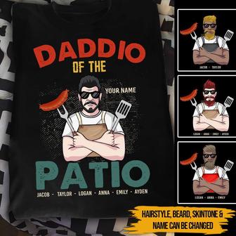 Daddio Of The Patio Custom T-Shirt - Father's Day Gift - Thegiftio UK