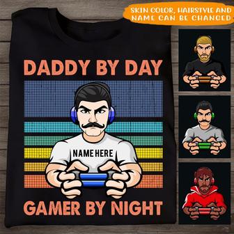 Dad Custom T Shirt - Gift for Dads Who Game - Thegiftio UK