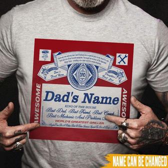 Dad King Of The House Custom T Shirt - Father's Day Gift - Thegiftio UK