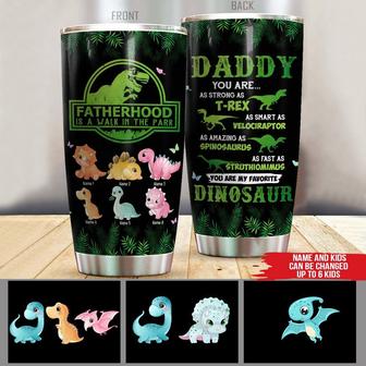 Fatherhood Is A Walk In The Park Custom Tumbler - Dad Gift - Thegiftio UK