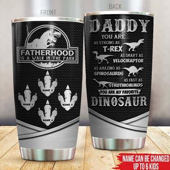 Fatherhood Like A Walk In The Park Custom Tumbler - Dad Gift - Thegiftio UK