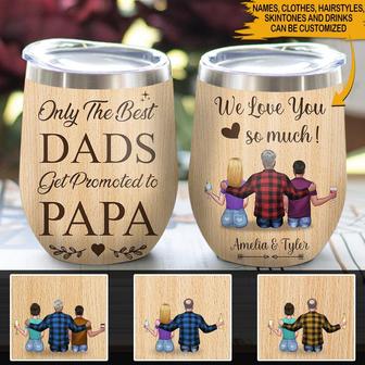 Dad Father's Day Custom Wine Tumbler - Gift for Dad - Thegiftio UK