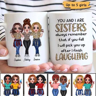Leopard Energetic Doll Besties Custom Mug - Gift for Friends - Thegiftio UK