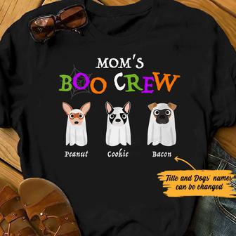 Personalized Boo Crew Dog Halloween T Shirt - Thegiftio UK