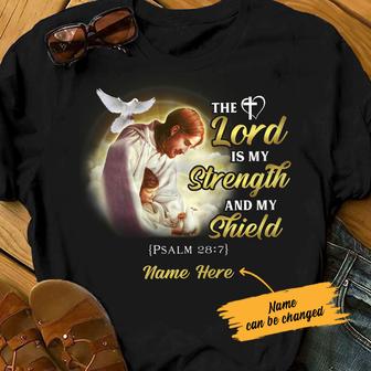 Personalized My Strength And My Shield Child Of God T Shirt - Thegiftio UK