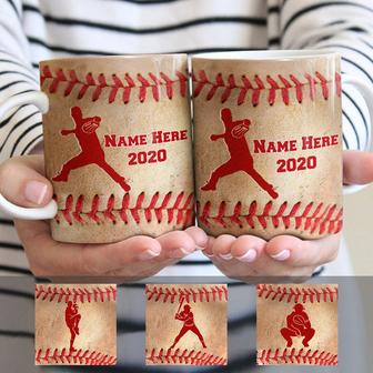 Personalized Baseball PLayers Mug - Thegiftio UK