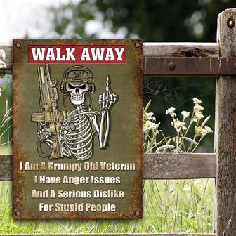 Walk Away I Have Anger Issues Personalized Doormat - Thegiftio UK