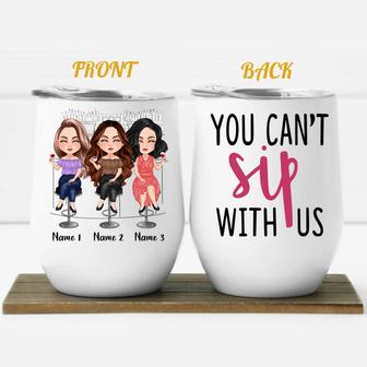Hangovers Are Temporary Custom Wine Tumbler - Bestie Gift - Thegiftio UK