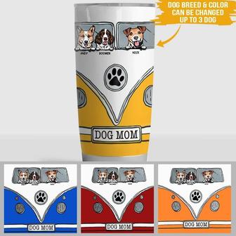 Dog Campervan Personalized Tumbler - Gift for Dog Mom - Thegiftio UK
