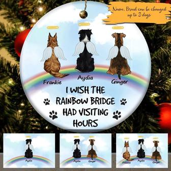 Dog Circle Personalized Ornament - Gift for Dog Lovers - Thegiftio UK