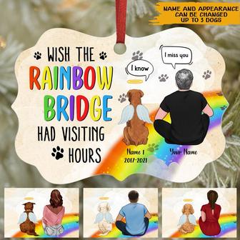 I Wish The Rainbow Bridge Had Visiting Hours Custom Ornament - Thegiftio UK