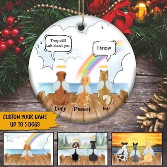 Dog Ornament Custom Memorial - Gift for Dog Lovers - Thegiftio UK