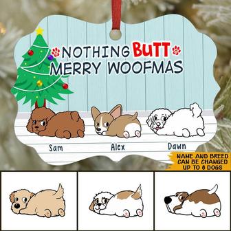 Nothing Butt Merry Woofmas Custom Ornament - Dog Lovers Gift - Thegiftio UK