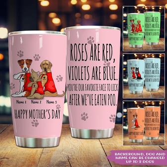 Favorite Face To Lick Custom Tumbler - Gift for Dog Lovers - Thegiftio UK