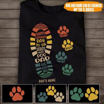 Dog Dad Custom T Shirt - Perfect Gift for Dog Dads - Thegiftio UK