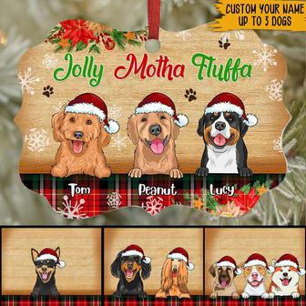 Jolly Motha Fluffa Custom Ornament - Christmas Gift - Thegiftio UK