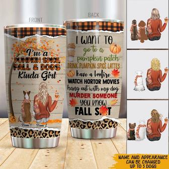 Dog Mom Tumbler Custom - Gift for Dog Moms and Lovers - Thegiftio UK
