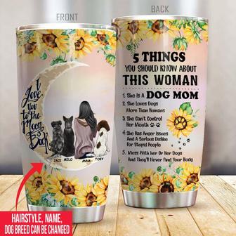 Dog Tumbler Personalized Name And Breed - Gift for Dog Mom - Thegiftio UK