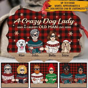 Dogs Christmas Personalized Ornament - Gift for Dog Lovers - Thegiftio UK