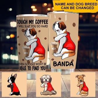 Dogs Coffee Personalized Tumbler - Gift for Dog Lovers - Thegiftio UK