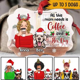 All This Mom Needs Is Coffee And Her Dogs Personalized - Thegiftio UK