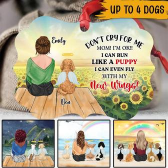 Don't Cry For Me Mom I'm Ok Custom Ornament - Memorial Gift - Thegiftio UK