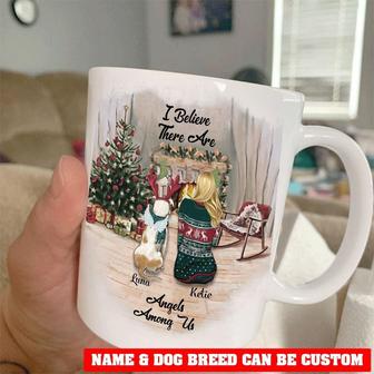 I Believe There Are Angels Among Us Custom Mug - Thegiftio UK