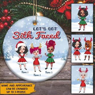 Drunk Bestie Personalized Ornament - Christmas Gift - Thegiftio UK