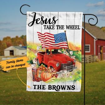 Personalized Garden Flag for Jesus Lovers - Thegiftio UK