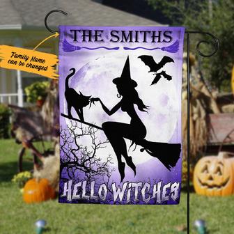 Personalized Halloween Flag for Witches Lovers - Thegiftio UK