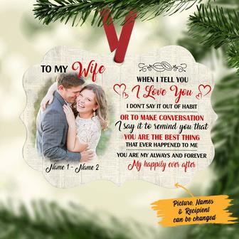 Personalized Couple Christmas Benelux Ornament NB203 85O36 - Thegiftio UK