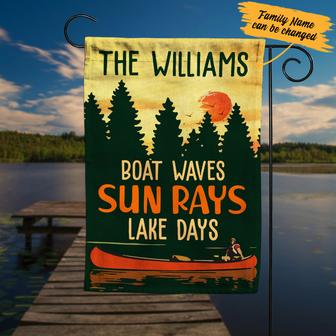 Personalized Garden Flag for Lake Lovers - Thegiftio UK