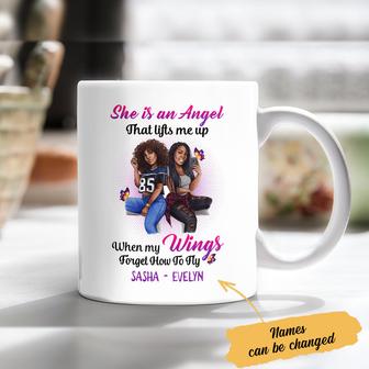 Personalized BWA Friends Angel Mug - Thegiftio UK
