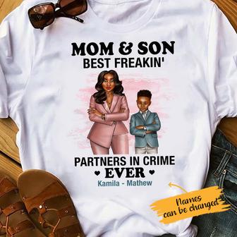 Personalized BWA Mom T Shirt - Thegiftio UK