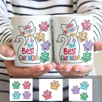 Personalized The Best Cat Mom Grandma Mug - Thegiftio UK