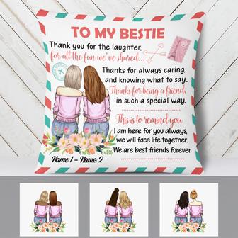 Personalized Pillow for Best Friends - Thegiftio UK
