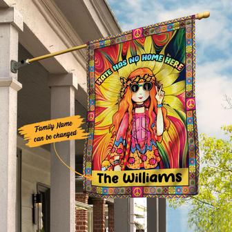 Personalized Garden Flag for Hippie Girls - Thegiftio UK