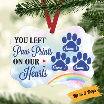 Personalized Dog Cat Memorial Paw Benelux Ornament - Thegiftio UK