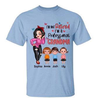 Professional Retired Grandma Gift Custom T-Shirt - Thegiftio UK