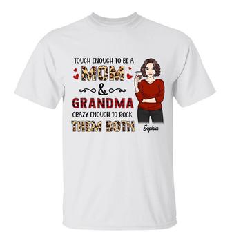 Crazy Enough To Rock Both Titles Personalized T-Shirt - Thegiftio UK