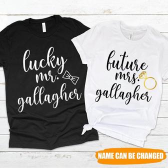 Engagement Custom Matching Shirt - Gift for Couple - Thegiftio UK