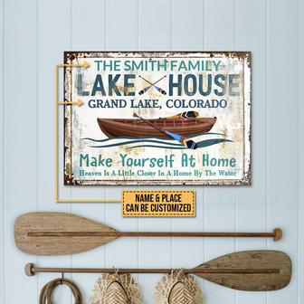 Make Yourself Heaven Personalized Metal Sign - Gift for Home - Thegiftio UK