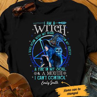 Personalized Halloween Witch T Shirt - Thegiftio UK