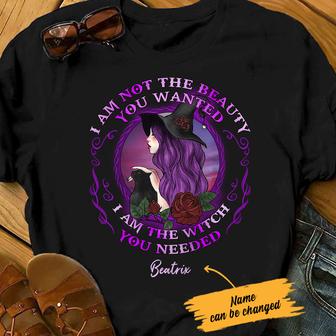 Personalized I Am The Witch You Needed Halloween T Shirt - Thegiftio UK