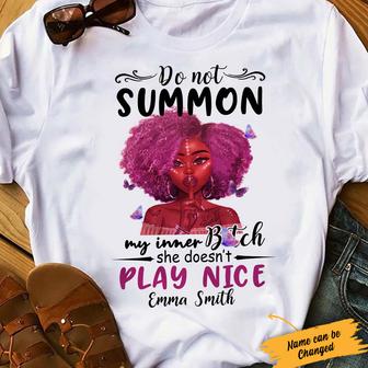 Personalized BWA Don't Summon T Shirt - Thegiftio UK