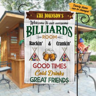 Personalized Billiards Flag for Game Room Enthusiasts - Thegiftio UK