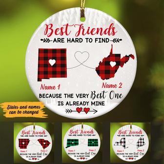 Personalized Best Friends Long Distance Ornament SB2424 30O47 - Thegiftio UK