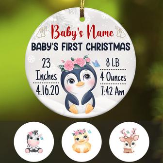 Personalized Baby First Christmas Ornament OB131 26O34 - Thegiftio UK