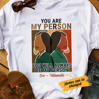 Personalized BWA Friends My Person T Shirt - Thegiftio UK
